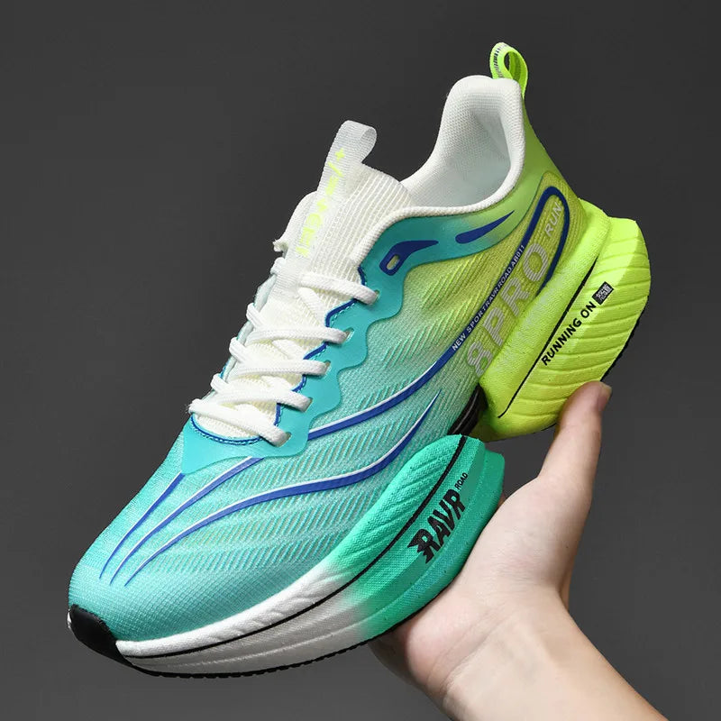 Unisex Running Shoes Professional Cushioning Breathable Mesh Wear-resistant Marathon Training Sports Tennis Shoes for Men Women