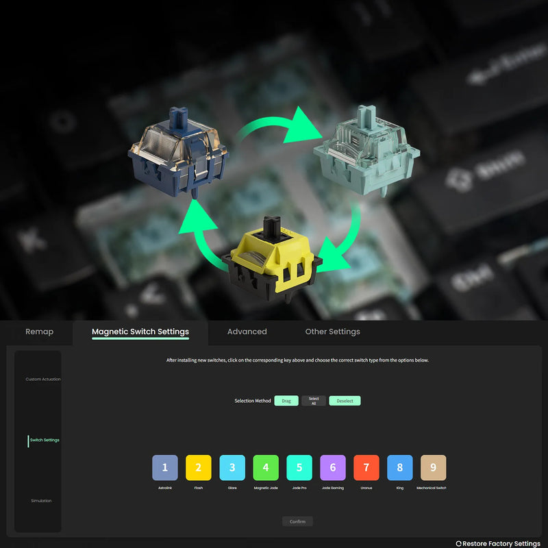 Akko MONSGEEK M1 V5 HE Magnetic Switch Keyboard 75% Rapid Trigger RT0.005mm 8K Polling Rate RGB Aluminum Gaming Keyboard Gasket