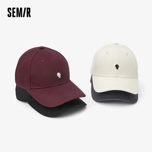 មួកបុរស Semir ប៉ាក់មួកបេស្បល សាមញ្ញ ស្ទីលធម្មតា គូស្នេហ៍ ការពារកម្តៅថ្ងៃ ផ្លូវ មួកក្រៅផ្ទះ អាចលៃតម្រូវបាន ពាក់ប្រចាំថ្ងៃ 2026
