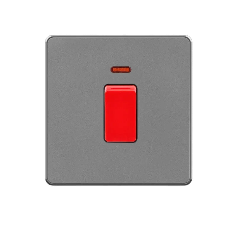 Grey UK USB Plug type c 18W Fast Charging Wall Socket, Universal 3.1A USB C socket, Water heater electrical light switch panel