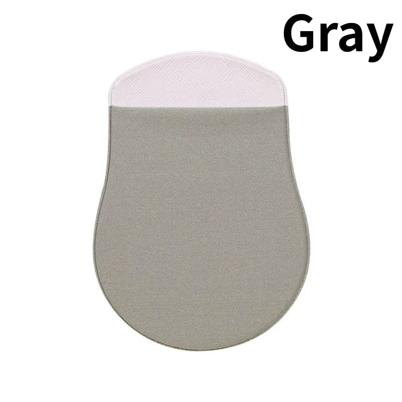 1pc Self-adhesive Mouse Storage Bag Notebook Computer Back Sticker Storage Bag,3 Colors, Seamless Mouse Storage Bag