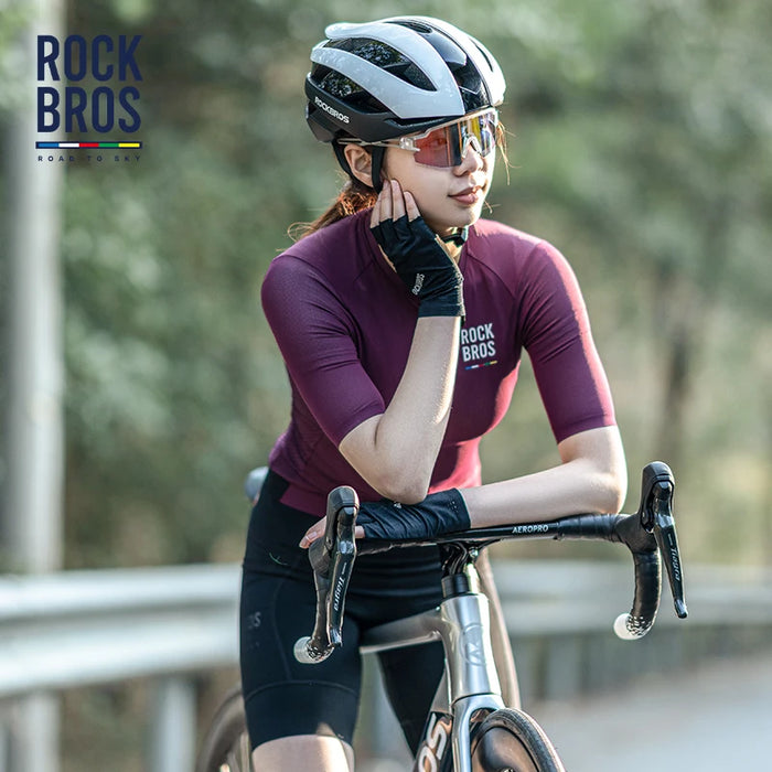ROCKBROS ROAD TO SKY Cycling Shorts Women's Bike Shorts Breathable Shockproof Summer MTB Road Cycling Pants Cycling Equipment