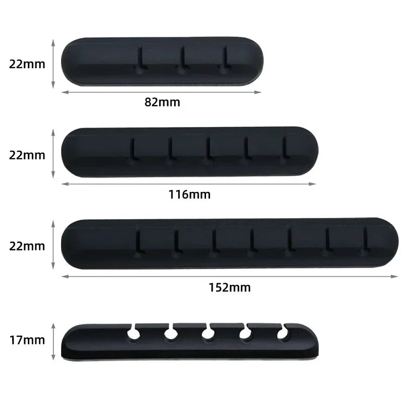 Desktop Cable Organizer - Phone Charging & Data Cable Storage Fixing Device - Cable Routing Bundle Organizer for Neat Desk Manag
