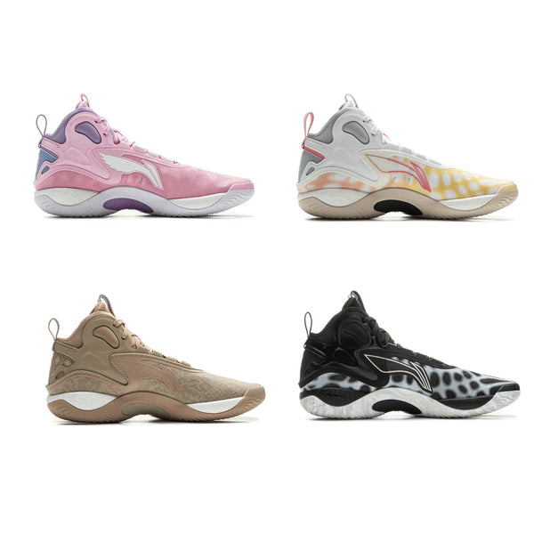 ស្បែកជើងបាល់បោះអាជីពបុរស Li-Ning YUSHUAI XIX ប្រព័ន្ធ SYNCHRO-ADJUST ស្បែកជើងកីឡាប្រកួតប្រជែង LiNing ABAV005