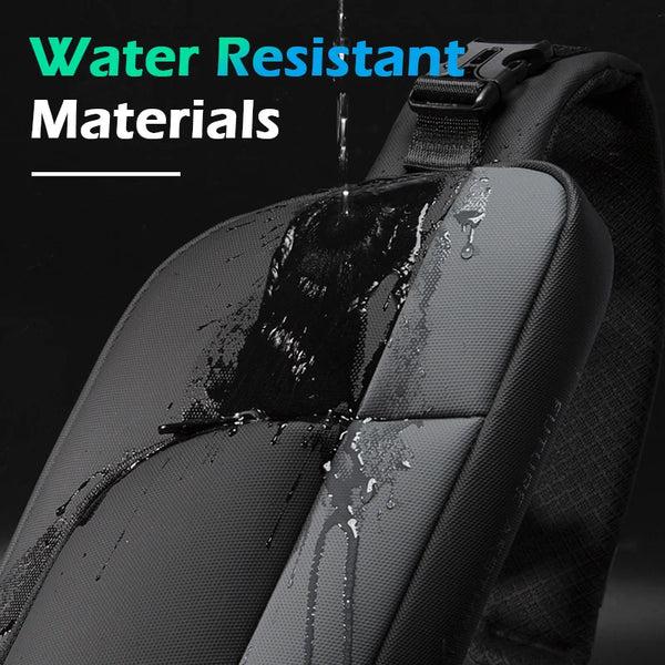 BANGE New Design Multifunction Crossbody Bag Shoulder Messenger Bags Male Waterproof Short Trip Chest Bag Pack for Men Sling Bag