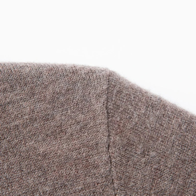 350g 100% Merino Wool Sweater, Anti-Pilling, 9 Colors Men's Round Neck Pullover Sweater - Versatile Base Layer or Outerwear