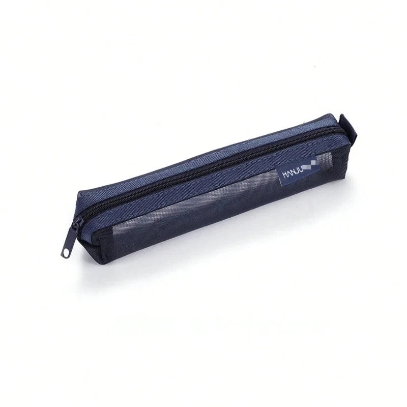 1pc Multi-Functional Mini Mesh Pencil Case Storage Bags,Suitable for Exams,Portable Pencil Cases,Back-To-School School Supplies