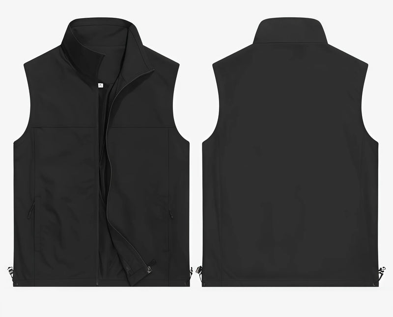 Work uniform  New High-end sports causal jacket custom-made with logo business style multi-pocketed advertising vest