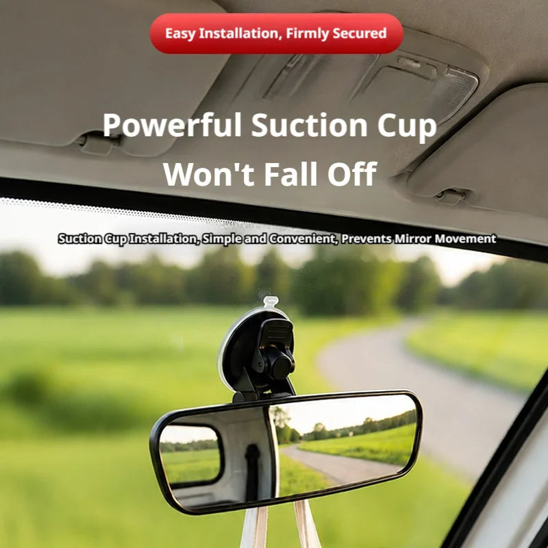 SEAMETAL Car Rear View Mirror 360 Degree Rotates Observe Mirror Wide-angle Mirrors Adjustable Suction Cup for Car Accessories
