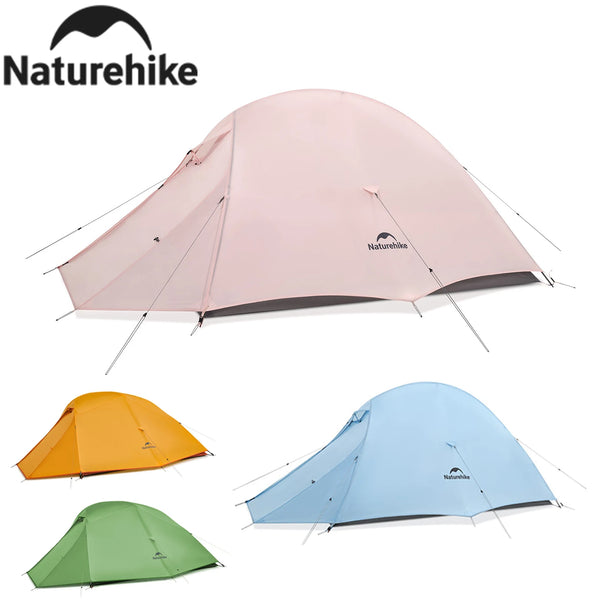 Naturehike New Cloud Up Base Camping Tent 1 2 3Person Lightweight Waterproof Backpacking Tent Outdoor Cycling Hiking Travel Tent