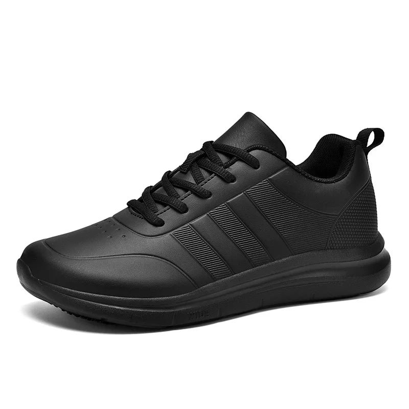 Chef Hotel Kitchen Work Shoes Four Seasons New Waterproof Non-slip Soft-sole Light Breathable Men's Outdoor Walking Sports Shoes