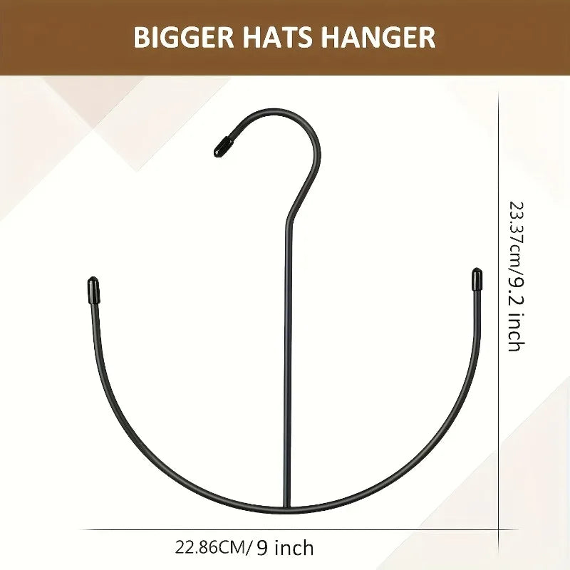 2pcs Durable Stainless Steel Clothes Hook,Multi-functional Hat Rack,Baseball Cap,Space-saving,Easy Install for Wardrobes & Doors