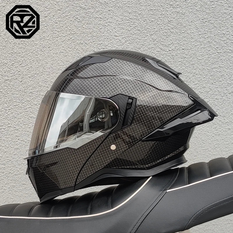 ORZ modular motorcycle helmet, men's and women's flip helmet, dual sunshade approved by DOT