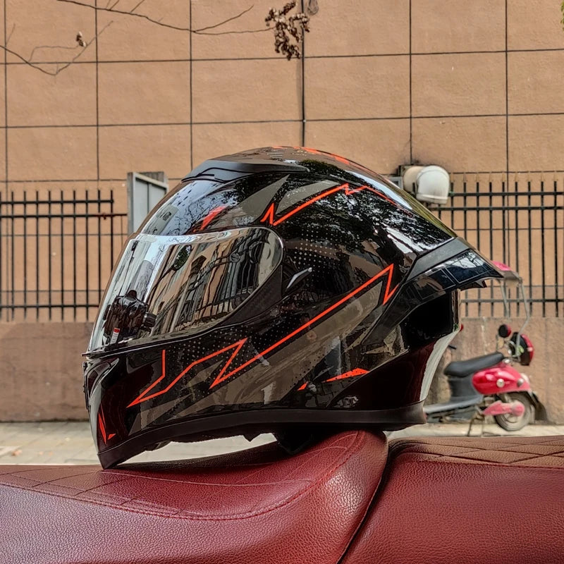 Motorcycle helmet double lens full mask capacete de moto cyclist casco para moto kask helmets