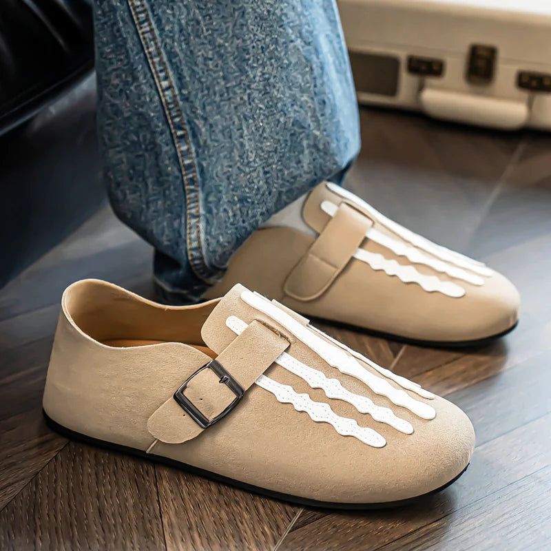 Men's Light Casual shoes Four Seasons New Breathable Soft-sole Non slip Comfort Fashion Outdoor Walking Joker Sports Borad shoes