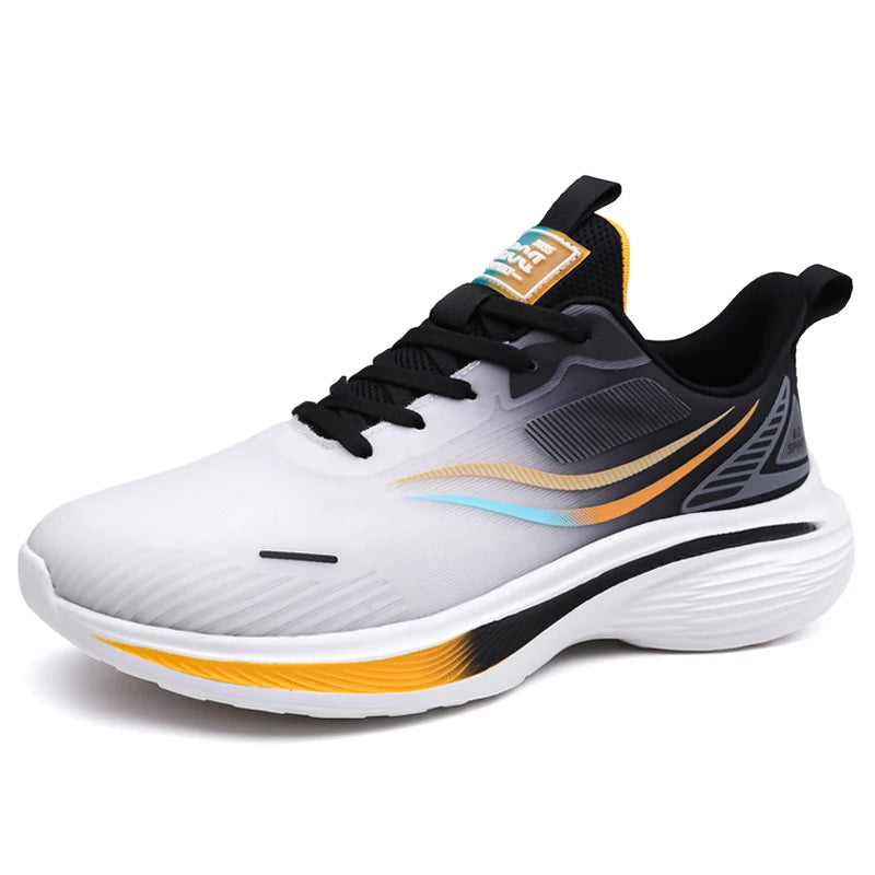 Men Sports Shoes Classic Mesh Breathe Fashion Lace Up Versatile Comfort Outdoor Fitness Shoes 2026 New Soft Soled Running Shoes