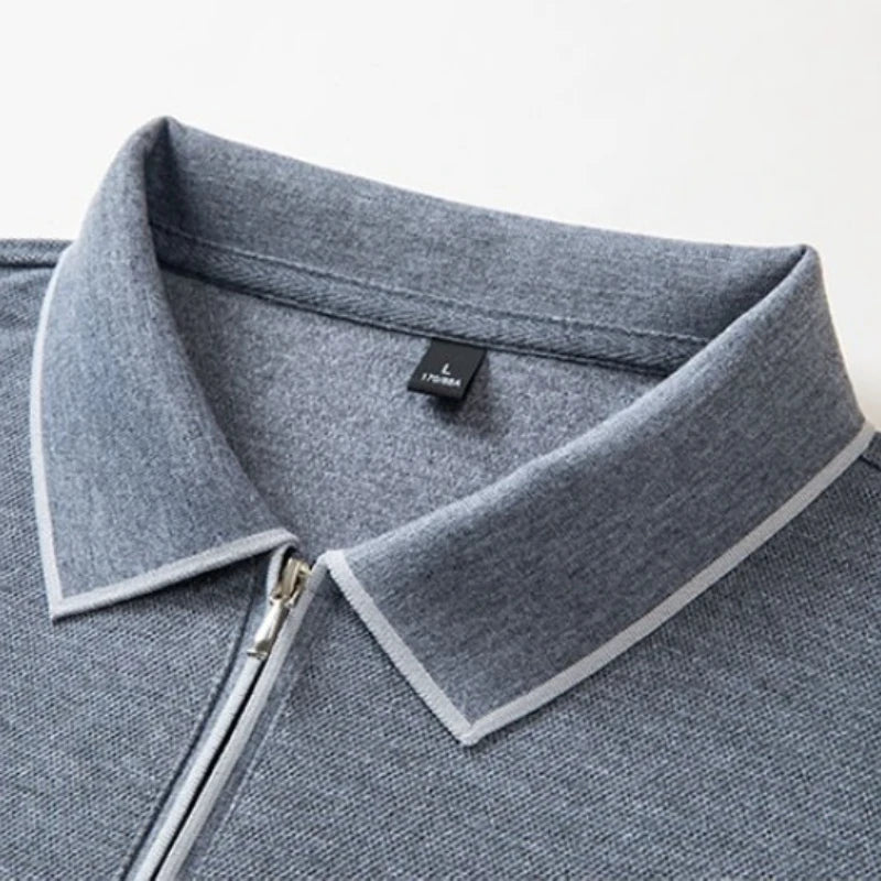 Polo Shirt: New Material and Technology for Ultimate Comfort and Quick-Drying Performance Men's Long-sleeve T-shirt