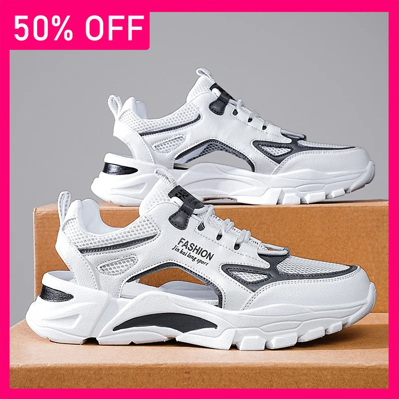Unisex Sneakers Summer Hollow Breathe Anti Slip Wear-resistant Soft Sole Outdoor Fitness Comfort Daily Leisure Jogging Shoes