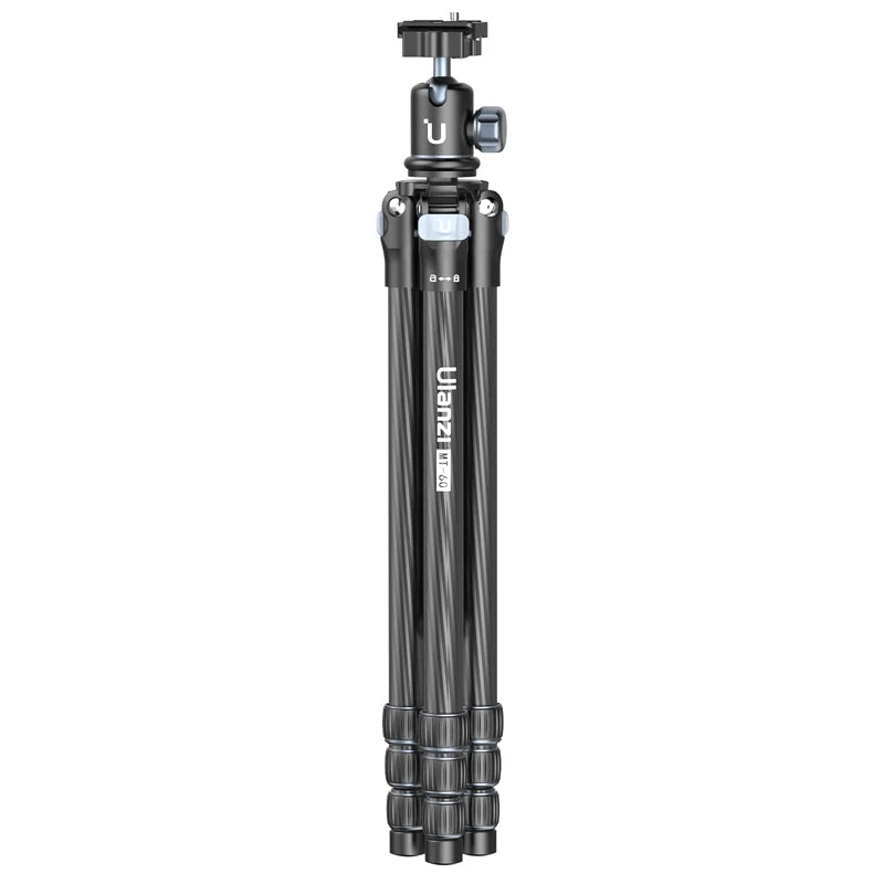 ជើងកាមេរ៉ា Ulanzi MT-60 ទម្ងន់ស្រាល ចល័ត ធ្វើពីសរសៃកាបូន សម្រាប់ធ្វើដំណើរ កម្ពស់រហូតដល់ 1.62 ម៉ែត្រ ជាមួយក្បាលបាល់បែប Panoramic 360° Monopod សម្រាប់កាមេរ៉ា DSLR