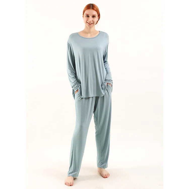 Women’s Loungewear Pajamas 2 Pieces Set for Woman Clothes Soft Lounge Wear 3XL-7XL Large Loungewear Suit Elastic Waist Pants
