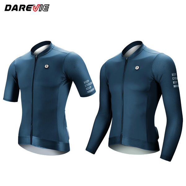 អាវយឺតជិះកង់ DAREVIE សម្រាប់បុរស ធន់នឹងសំណើម និងស្រូបយកសំណើម ត្រជាក់ និងស្រស់ស្រាយ
