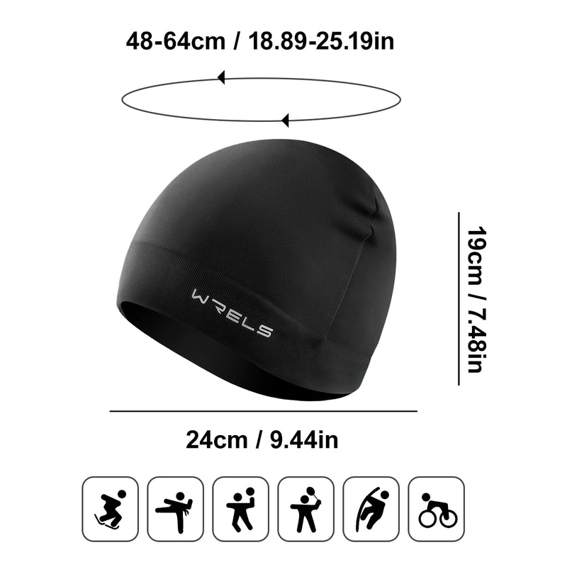 WRELS Thermal Winter Cycling Cap Small Hat Warm Motocycle Riding Hat Ear Protection Head Cover Windproof Ski Cap Outdoor