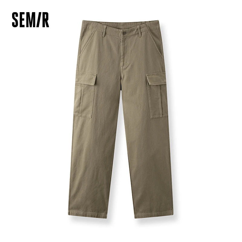 Semir Casual Pants Men Camo Cargo Pants Cool Relaxed Wide Leg 2025 Winter New Long Pants Outdoor Popular Men'S Clothing