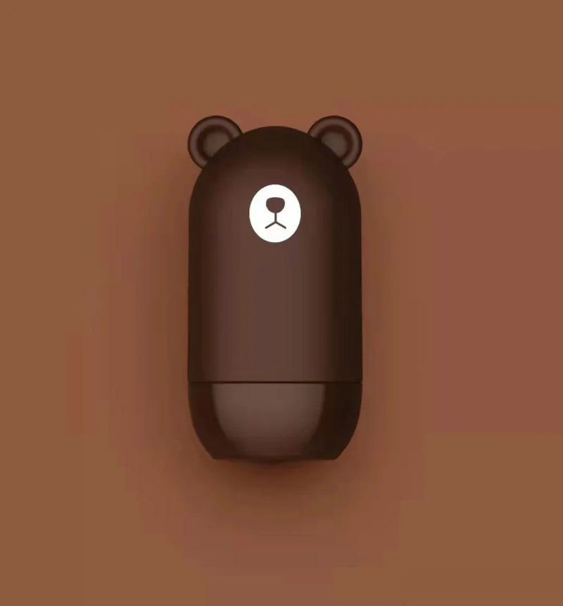 1pc Cute Little Bear Stamp Roller Anti-Theft Protection ID Seal Smear Privacy Confidential Data ID Seal Smear Privacy Message