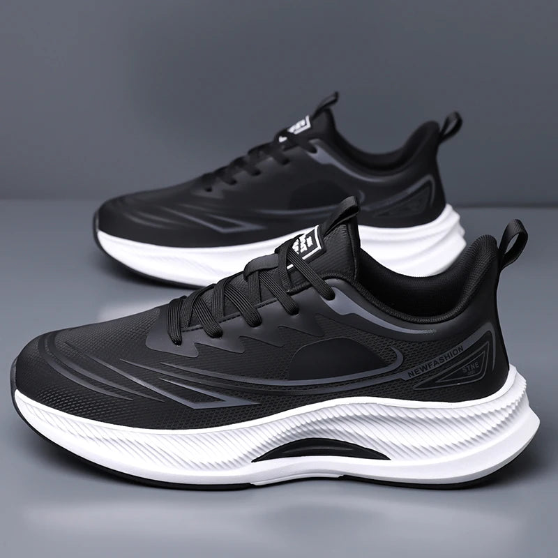 Mens Running Shoes 2025 New Lightweight Rebound Cushioning Outdoor Fitness Sneakers Training Original Tennis Shoes for Men