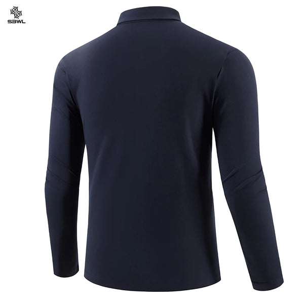 SBWL 2026 Spring/Autumn Outdoor Sports Golf Running Leisure Sports POLO Long-Sleeved T-Shirt Lined with High Quality Base Shirt