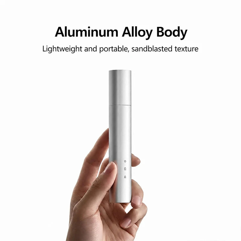 MIJIA Electric Nose Hair Trimmer Pro,11° Inclined Slot Opening,Aluminum Alloy Body,Detachable Blade Head,IPX7,Chinese Version