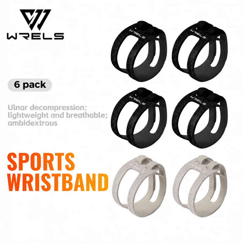 WRELS Sports Wrist Brace Adjustable Compression Wristband Breathable Prevent Sprain Gym Fitness Wrist Workout Support Strap