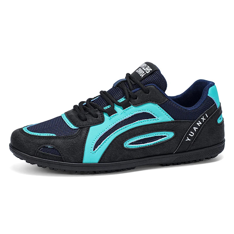 Men's flat casual sneakers Four Season new breathable light anti-slip comfort fashion outdoor walking sports running board shoes