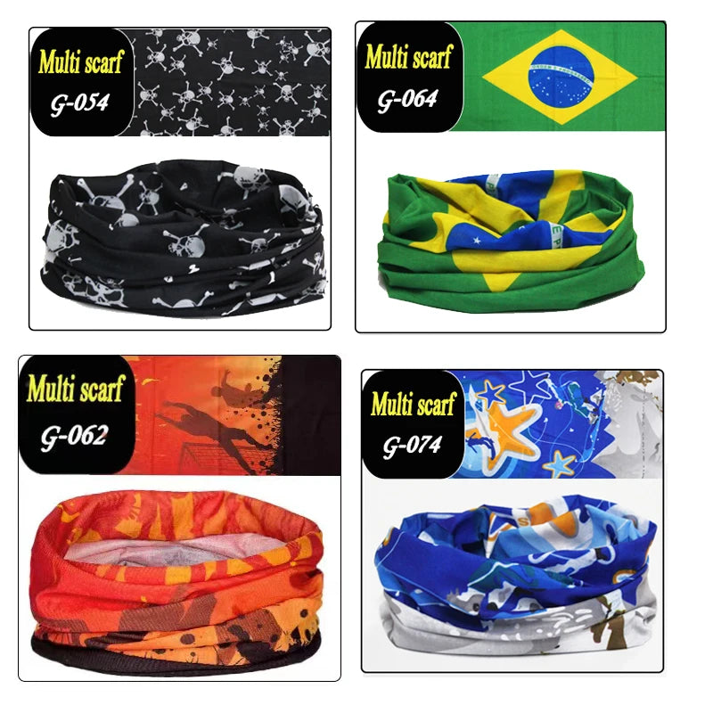 Seamless Neck Gaiter Face Mask Bandana for Men Women Breathable Cycling Fishing Running Headband Scarf Outdoor Sports Cover