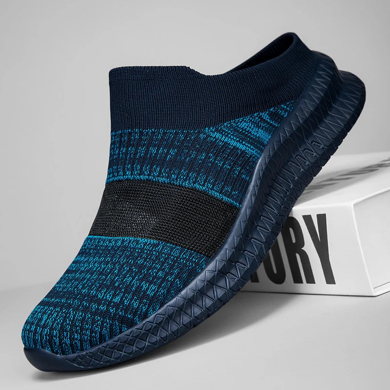 Unisex Walking Shoes New Anti Slip Shock-absorbing Sports Shoes Lightweight Breathable Casual Mesh Slippers for Men Women