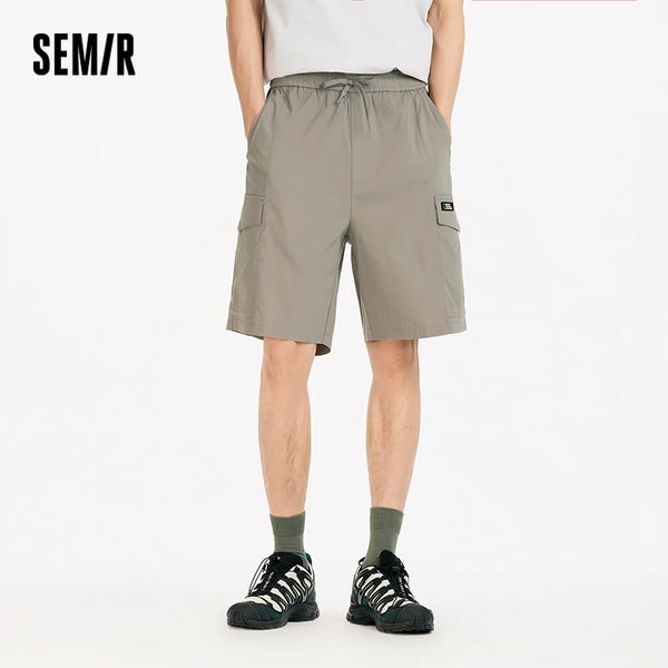 ខោខ្លីបុរស Semir ឆ្នាំ ២០២៦ ស្ទីលសម្លៀកបំពាក់ធ្វើការ មានអារម្មណ៍ត្រជាក់ រលុង ស្លៀកប្រចាំថ្ងៃ ធម្មតា ទន់