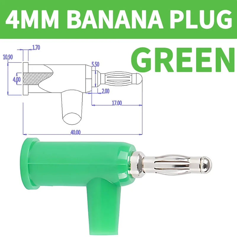 ឌុយចេកគ្មានខ្សែរ 4mm អាចដាក់ជាស្រទាប់ៗបាន – ក្បាលចង្កៀងភ្ជាប់រហ័ស ពណ៌ក្រហម/ខ្មៅ/បៃតង/លឿង/ខៀវ សម្រាប់ម៉ាល់ទីម៉ែត្រ និងអូស៊ីឡូស្កូប