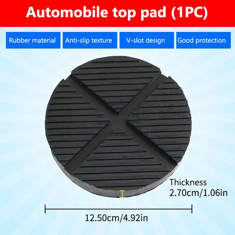 SEAMETAL 3 Sizes Universal Rubber Jack Pad Support Pinch Weld Slotted Floor Frame Rail Adapter Car Removal Repair Tool