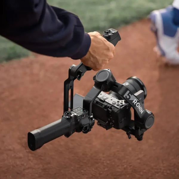 DJI Electronic Briefcase Handle making low-angle camera movements and control more intuitive for DJI RS 5