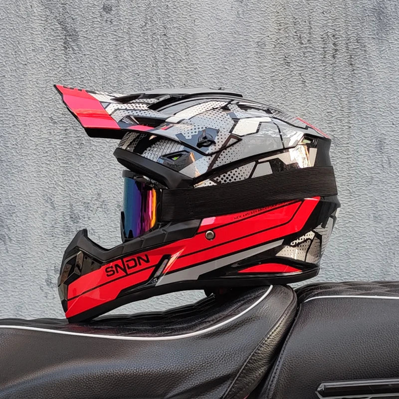ORZ high-quality off-road motorcycle helmet Kask Cross Downhill Soporte Casco off-road helmet ATV downhill helmet