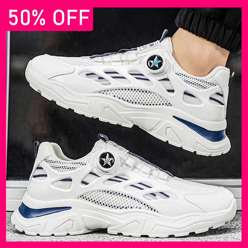 Men Sports Shoes Breathable Lightweight Thick Soled Cushioning Comfort Versatile Outdoor Running Non Slip Sports Shoes for Men