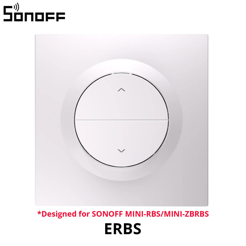 SONOFF ERBS Fusion Series Roller Shutter Wall Switch Enclosure EU Wall Box Compatible Fireproof PC Housing Clip-On Switch Design