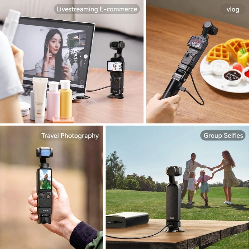 ជើងកាមេរ៉ា Ulanzi Pocket 3 Mini Tripod / ជើងកាមេរ៉ា Arri សម្រាប់ DJI Osmo Pocket 3