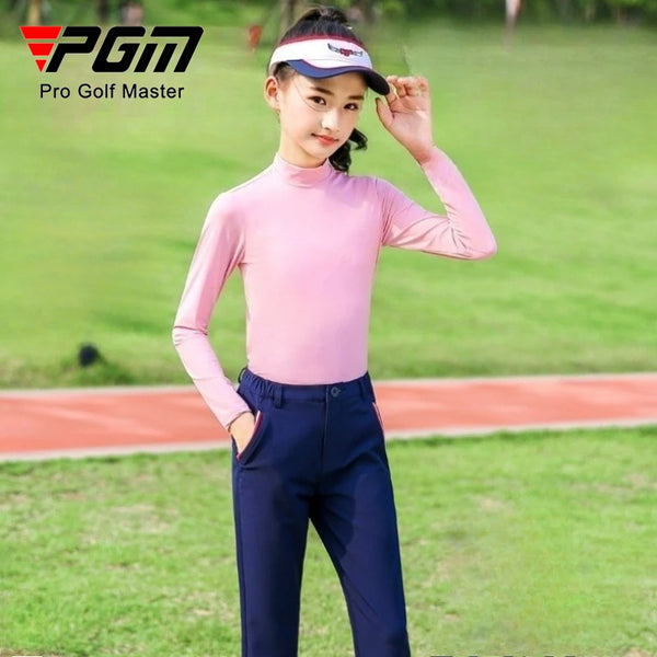 Girls Golf Sunscreen Primer Summer Ice Silk Breathable Shirts YF137