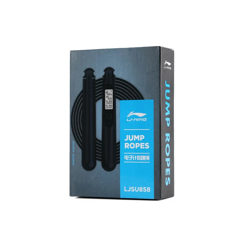 Li-Ning Unisex Jump Rope With Counter Fitness Exercise Training LiNing Men Women Adjustable Jump Rope AQEU071