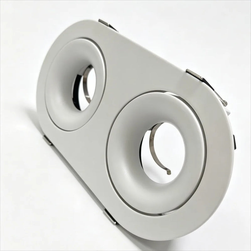 ចង្កៀងបំភ្លឺ JOYINLED ฝังក្នុងរន្ធ LED Downlight តង្កៀបសម្រាប់ដាក់អំពូល GU10/MR16 សម្រាប់ទ្រជើងចង្កៀងពិដានក្នុងផ្ទះ ស៊ុមចង្កៀងបំភ្លឺពិដានដែលអាចជំនួសបាន