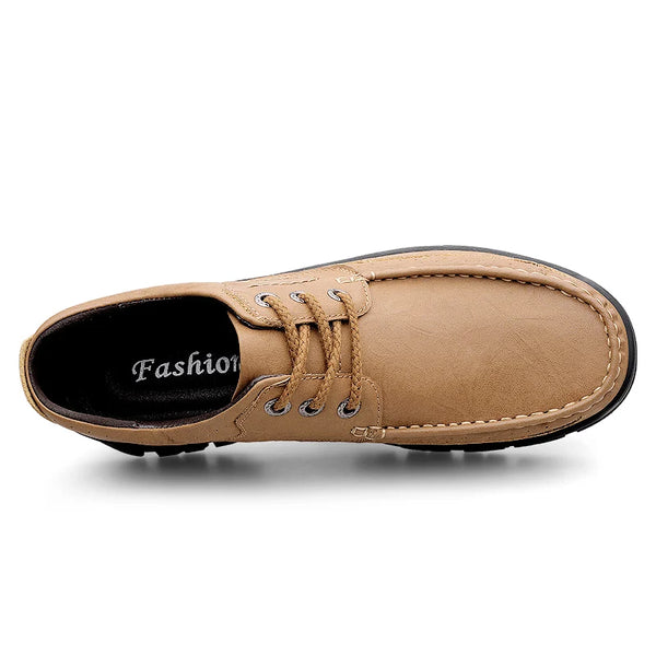 High Quality Mens Lace Up Natural Genuine Leather Shoes Men Casual Oxfords Comfortable Handmade Shoes Dropshipping