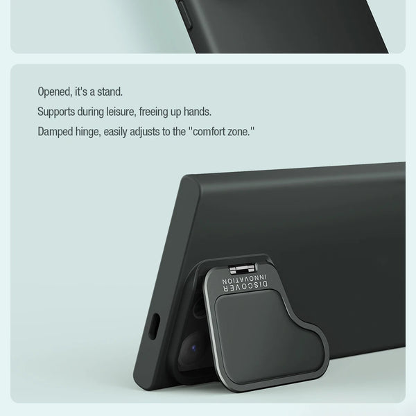 NILLKIN Magsafe Camshield Silky Prop Case For Samsung S24 Ultra With Kickstand Anti-Drop All-Inclusive For Samsung S24Ultra Case
