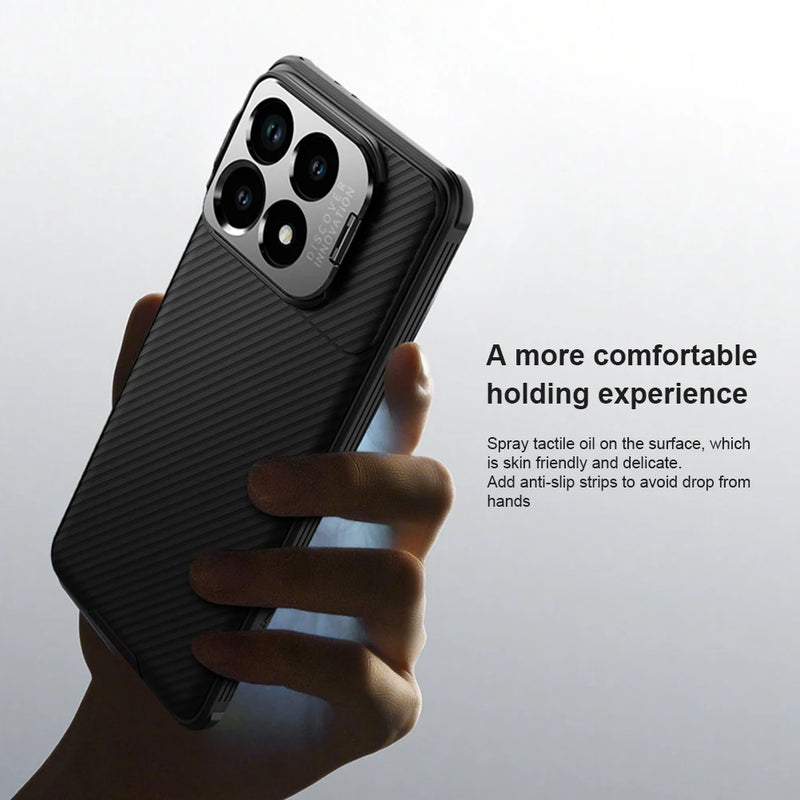For Xiaomi Poco F6 Pro For Xiaomi Redmi K70 Pro Case NILLKIN CamShield Prop Precision Hole Plate/Full Coverage Lens Holder
