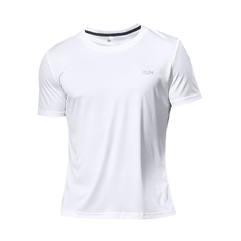 2026 Summer New T-Shirt For Men Casual White T-Shirts Man Short Sleeve Top Breathable Tees Quick Dry Gym Shirt Male Clothes